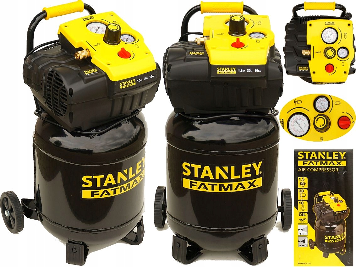 Kompresor bezolejowy Stanley FMXCM0022E 30 l 10 bar