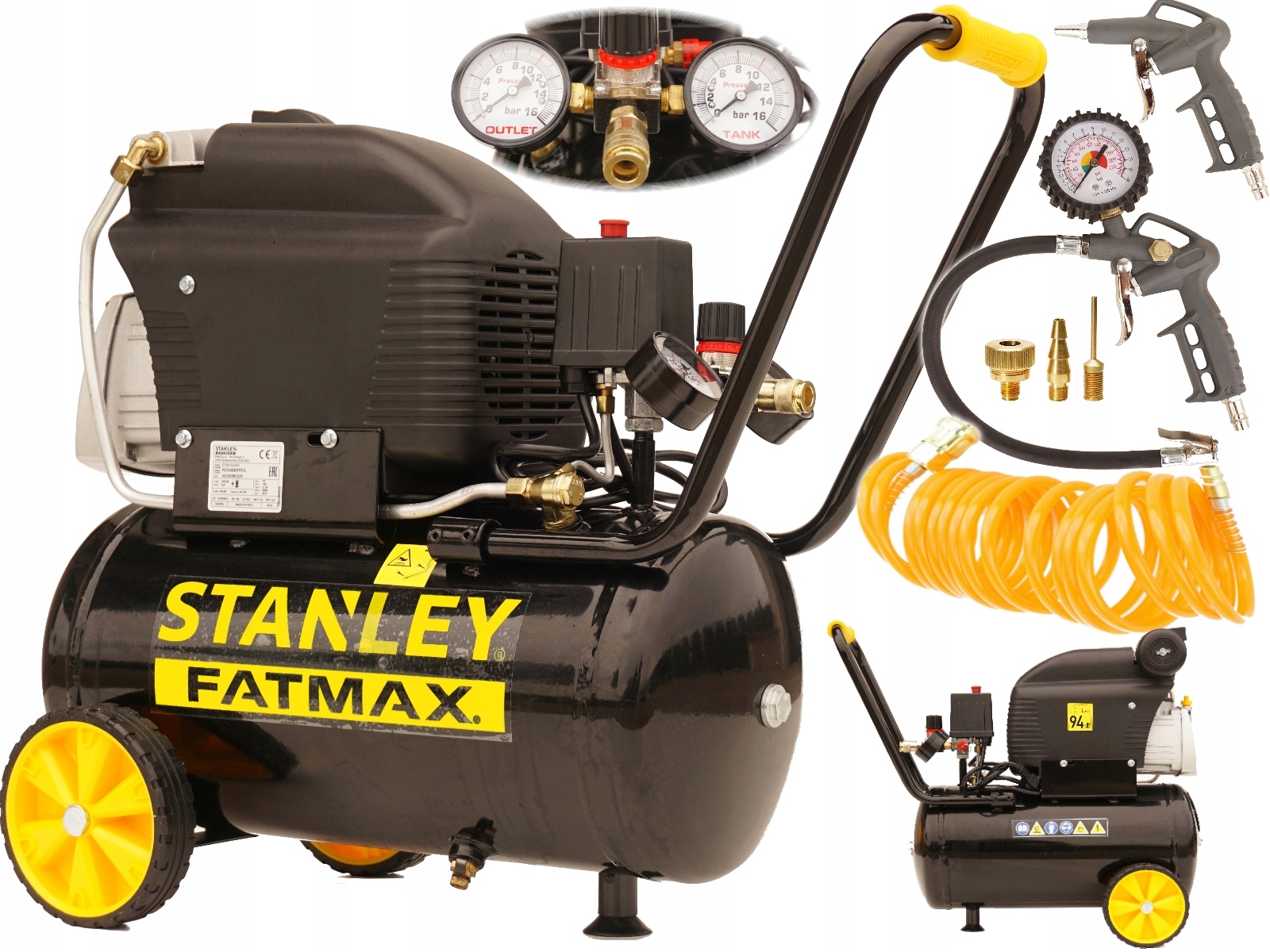 Olejový kompresor Stanley Fatmax 24 l 10 bar