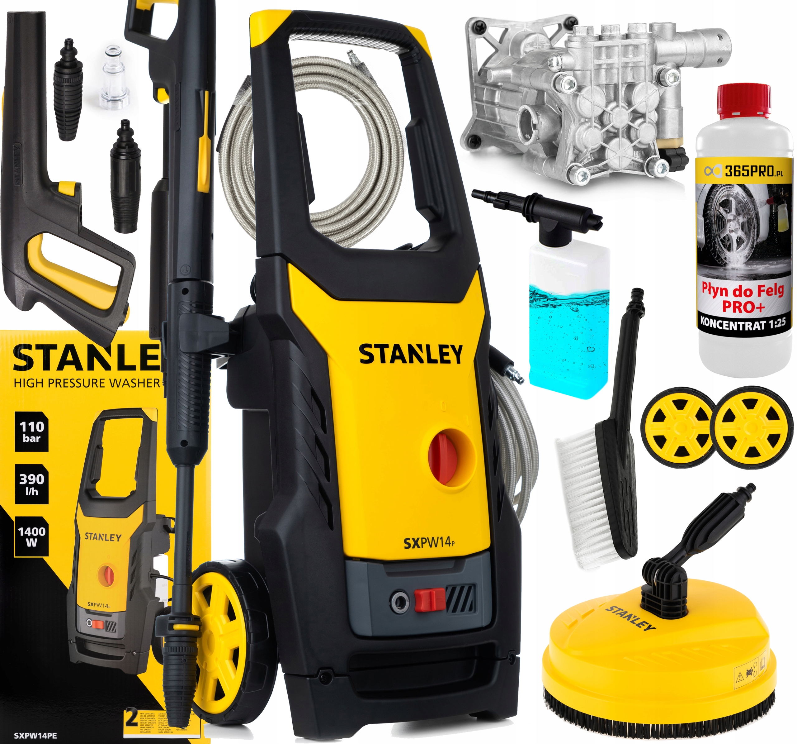 Tlaková umývačka Stanley 110 bar 1400 W