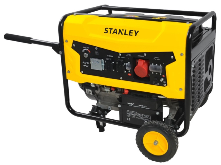 STANLEY SG 5600 AKTUÁLNY GENERÁTOR 5,6kW 400V
