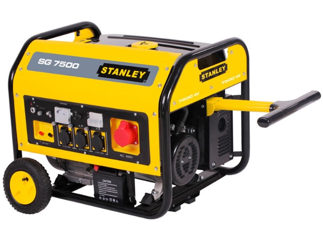 STANLEY SG 7500 AKTUÁLNY GENERÁTOR 7,5kW 400V