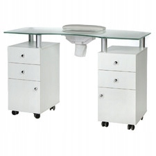 STOL NA MANIKÚRU S FILTEROM BD-3453 + P BIELY