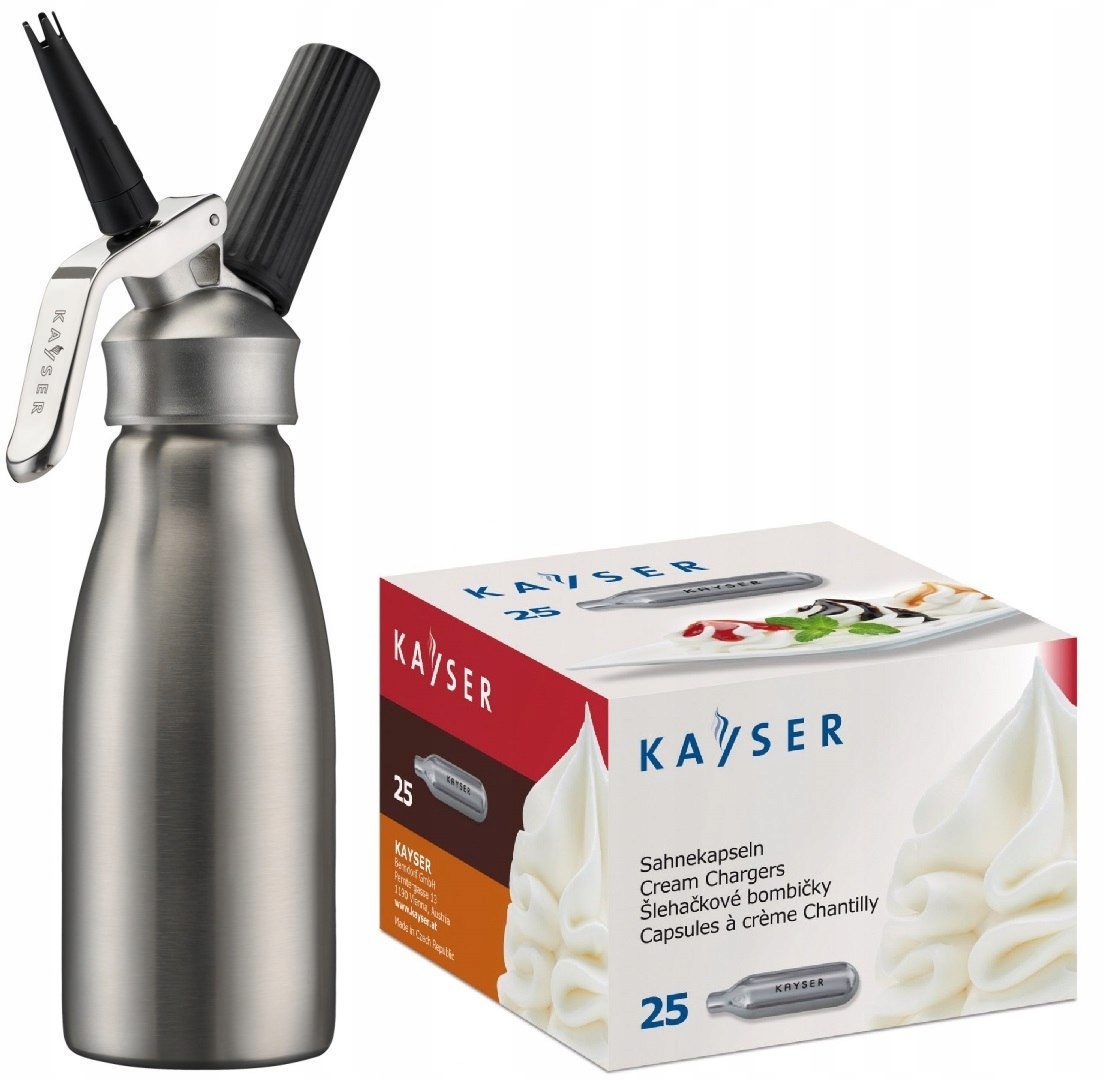 NEREZOVÝ KRÉM SIFÓN 0,5L + 25 KAZETÍ