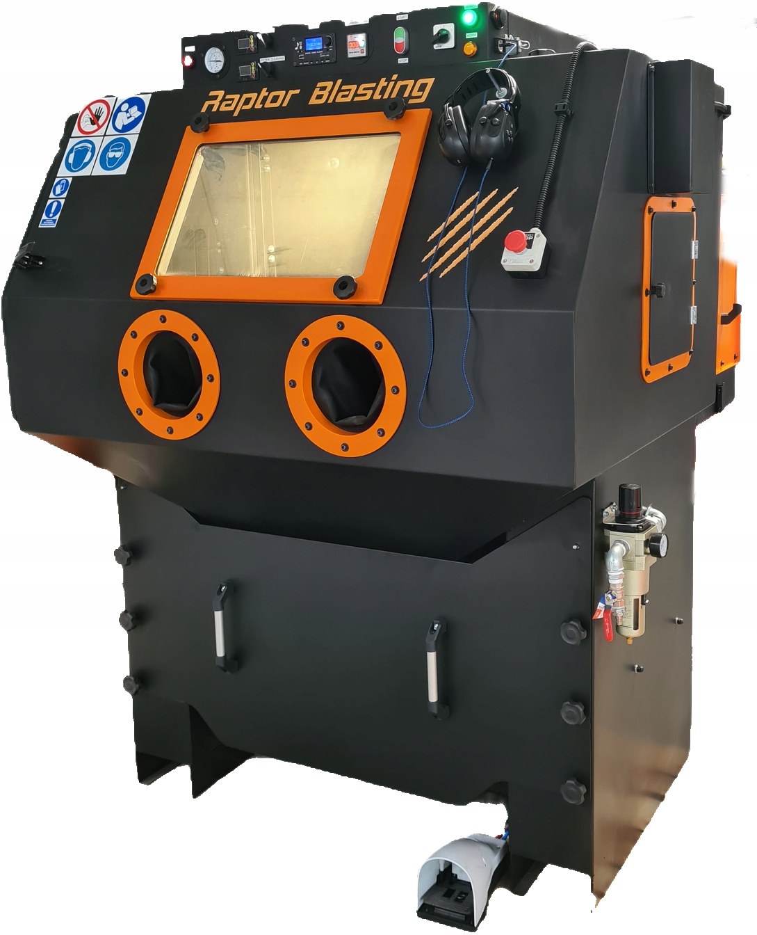 Kabínová pieskovačka Raptor-tech 800 l
