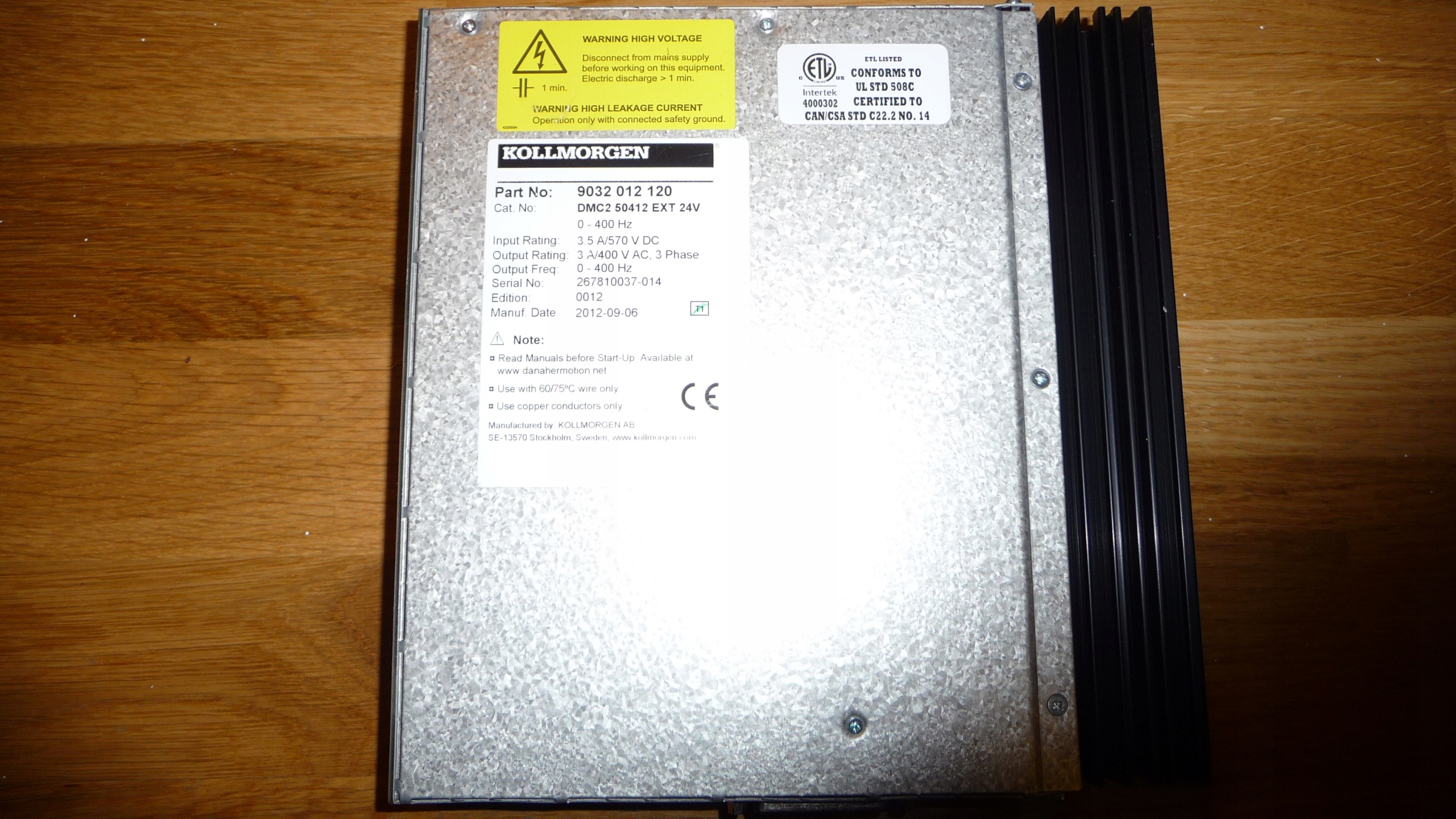 Servo Kollmorgen DMC2 50412 EXT 24V Nové