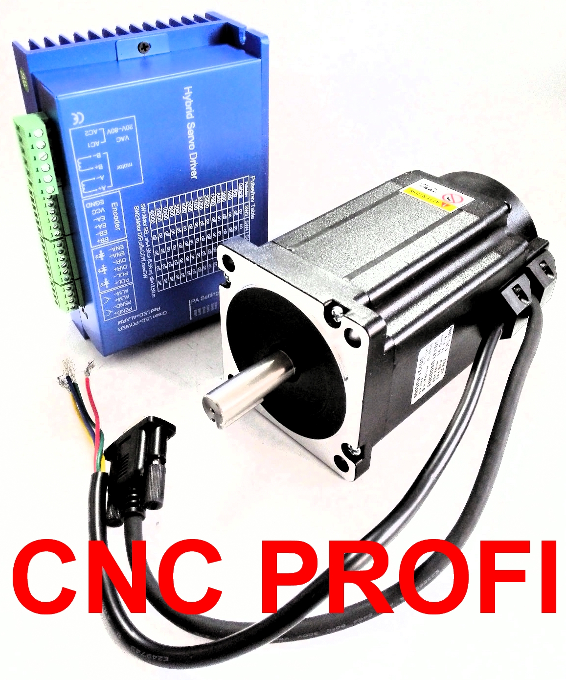 Servo krokový motor 4,5 Nm + servo CNC radič