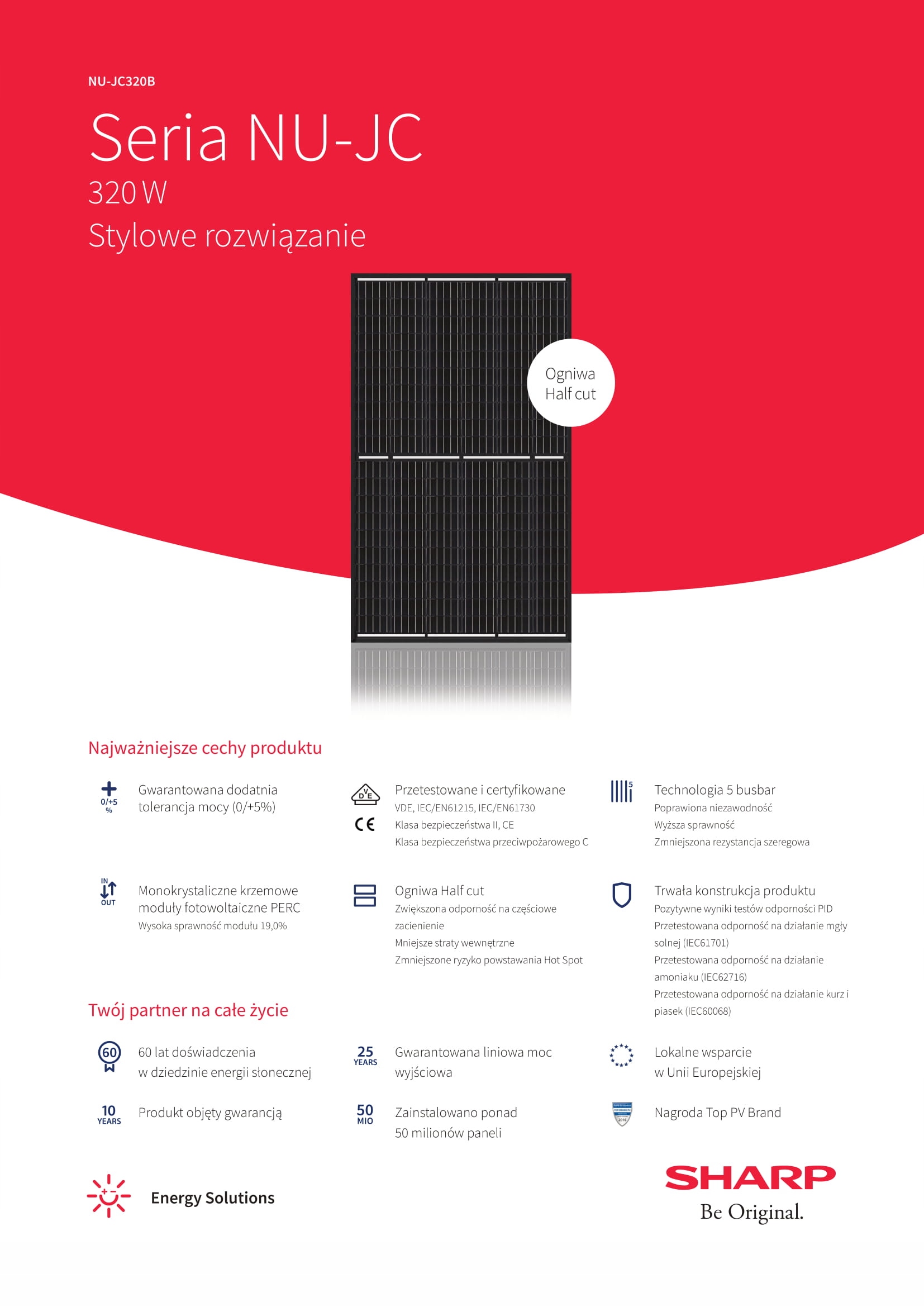Sharp NU-JC320B, 320 W, čierna