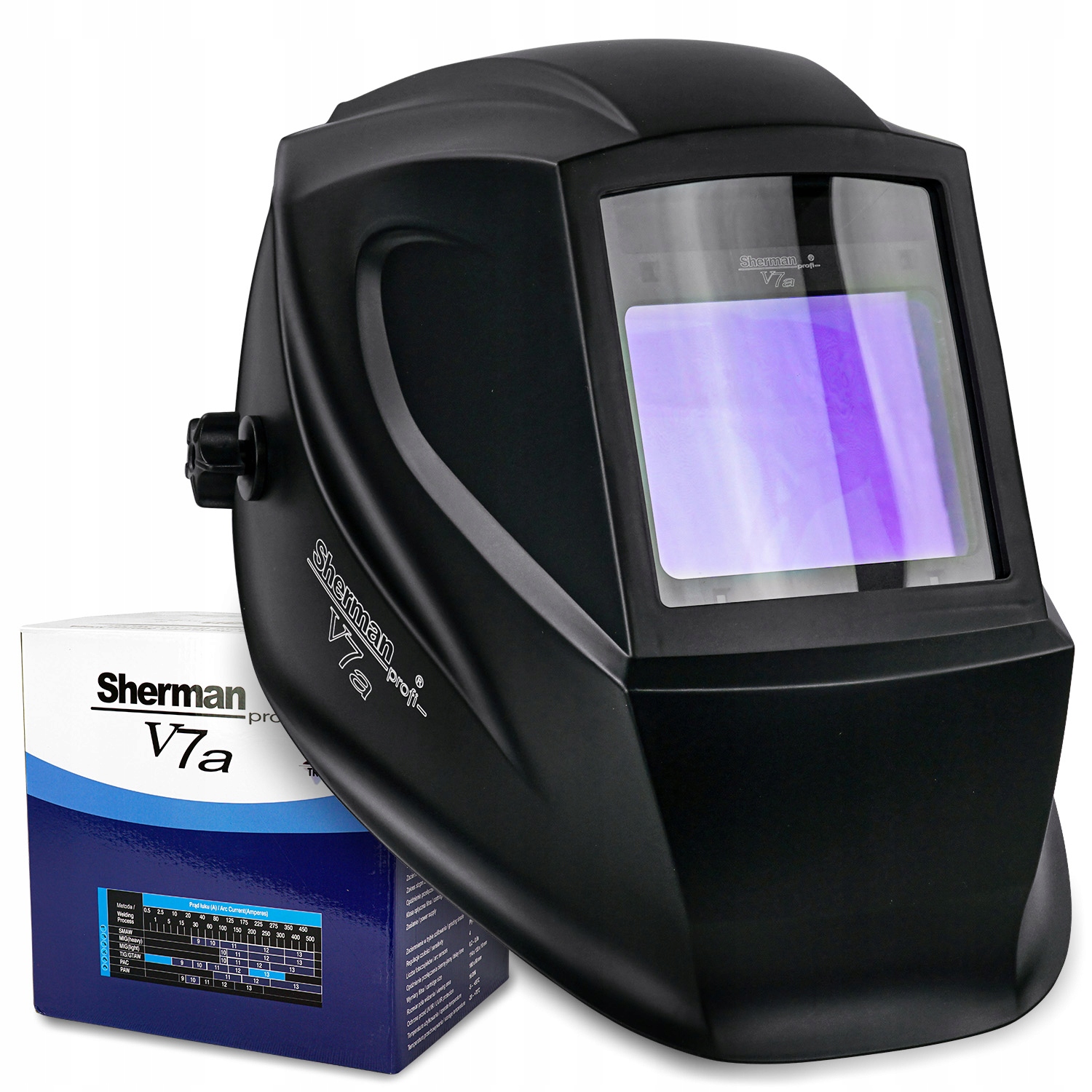 Samostmievacia prilba Sherman MASK pre MIGOMAT TIG TRUE COLOR WELDING MACHINE