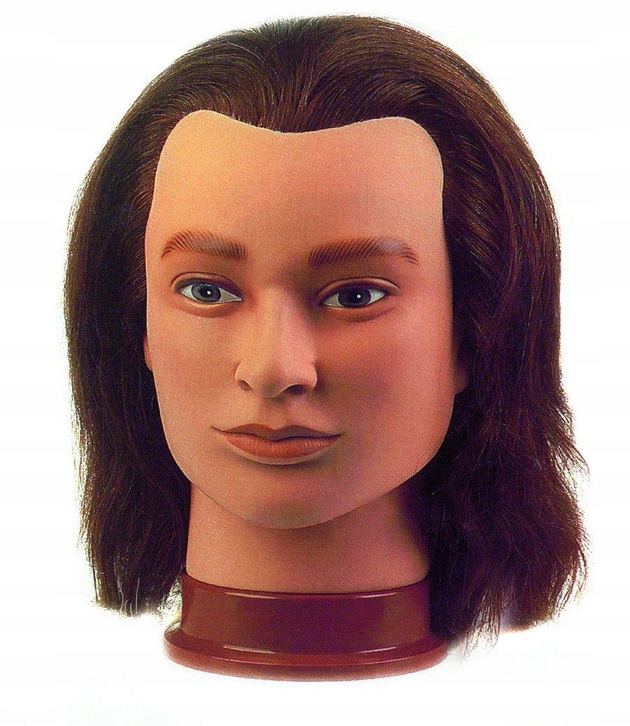 Sibel Julian Hairdressing Head 100% prírodné vlasy