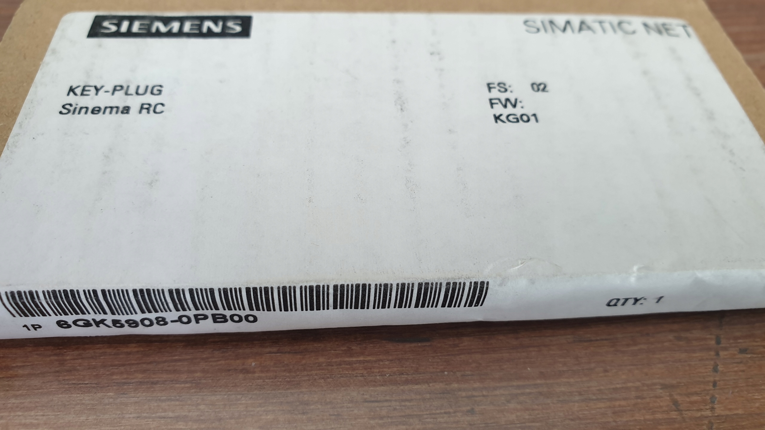 RC kľúč Siemens Sinema 6GK5908-0PB00