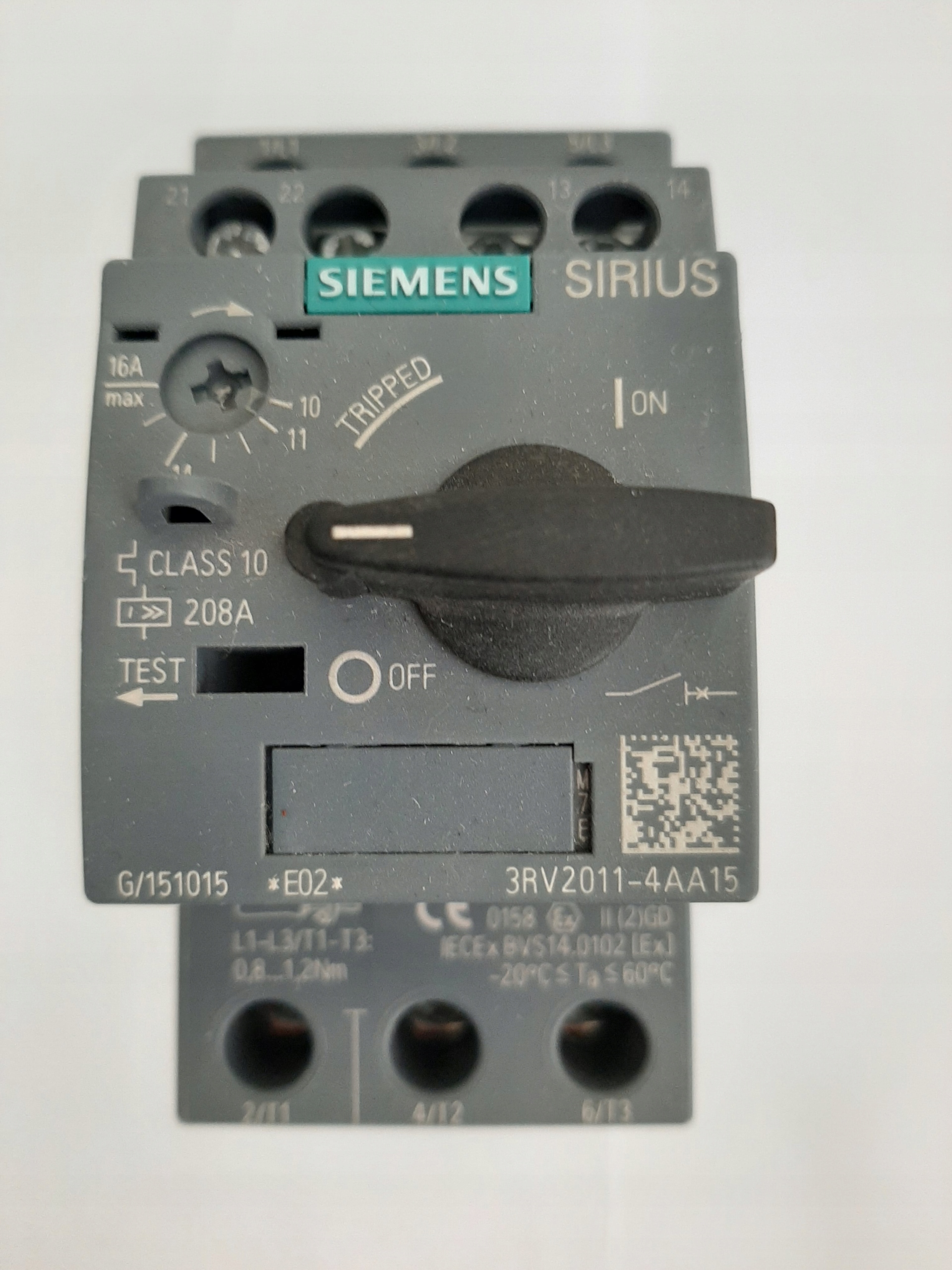 Prepínač Siemens sirius 10-16A 3RV2011-4AA15