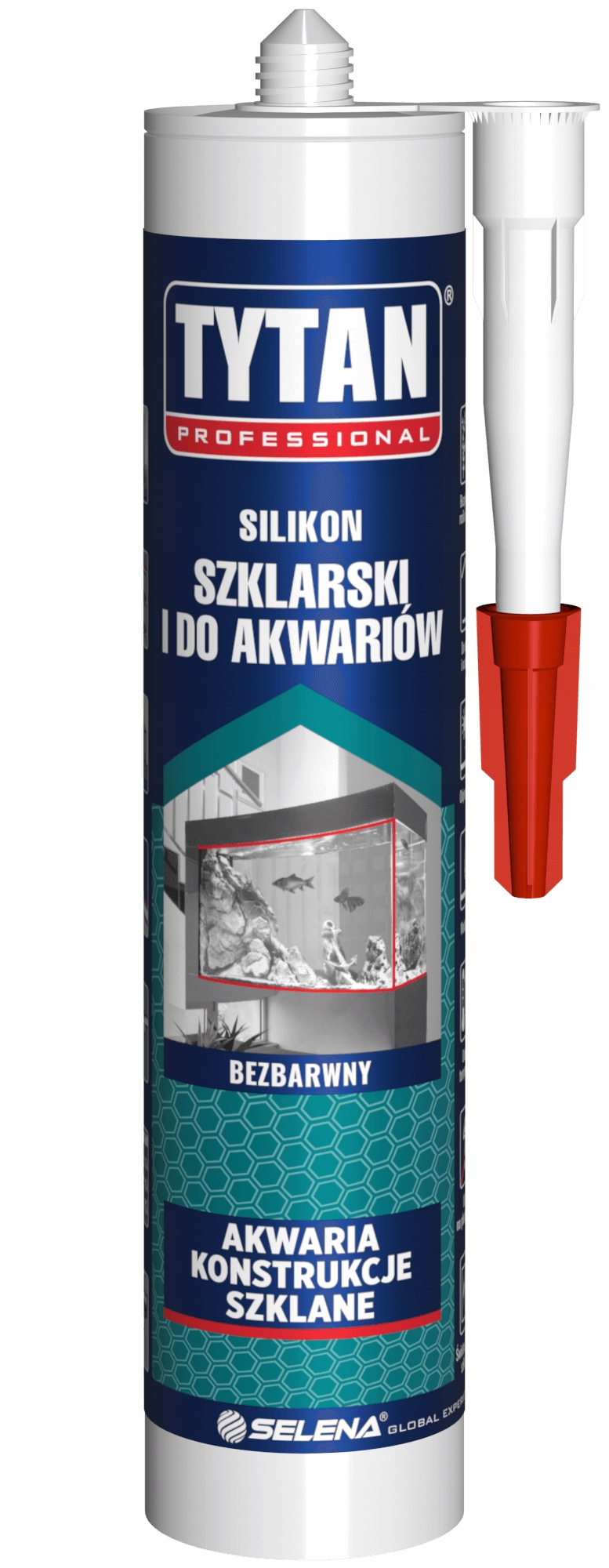 Tytan Professional sklenený silikón, bezfarebný, 280 ml