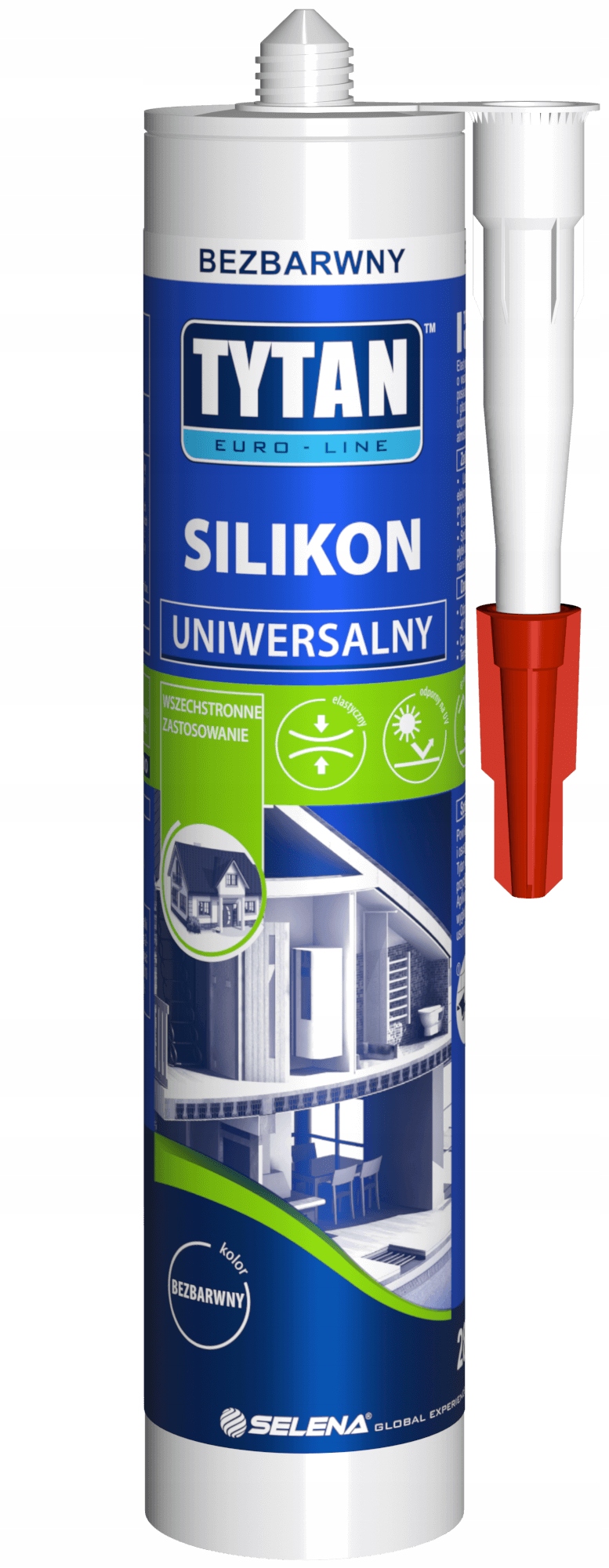 Univerzálny silikón Tytan Professional, bezfarebný, 280 ml