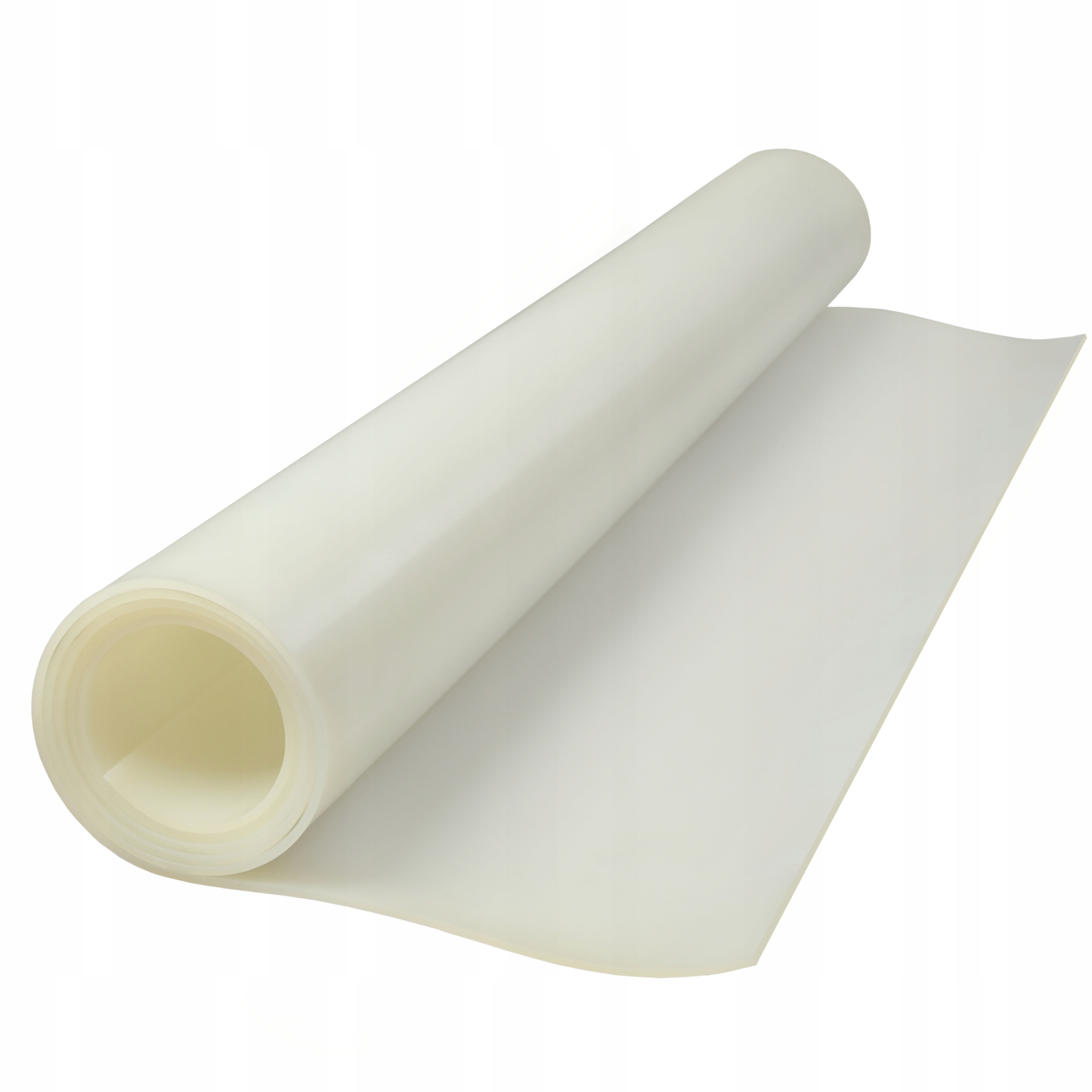VMQ MVQ silikónová podložka, hrúbka 4 mm, šírka 120 cm, mliečna farba 0,6 m2