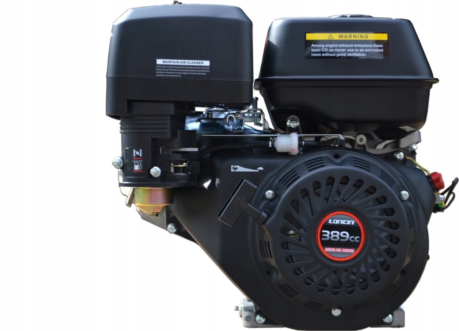 Motor Loncin LG390F 389cc, snímač oleja