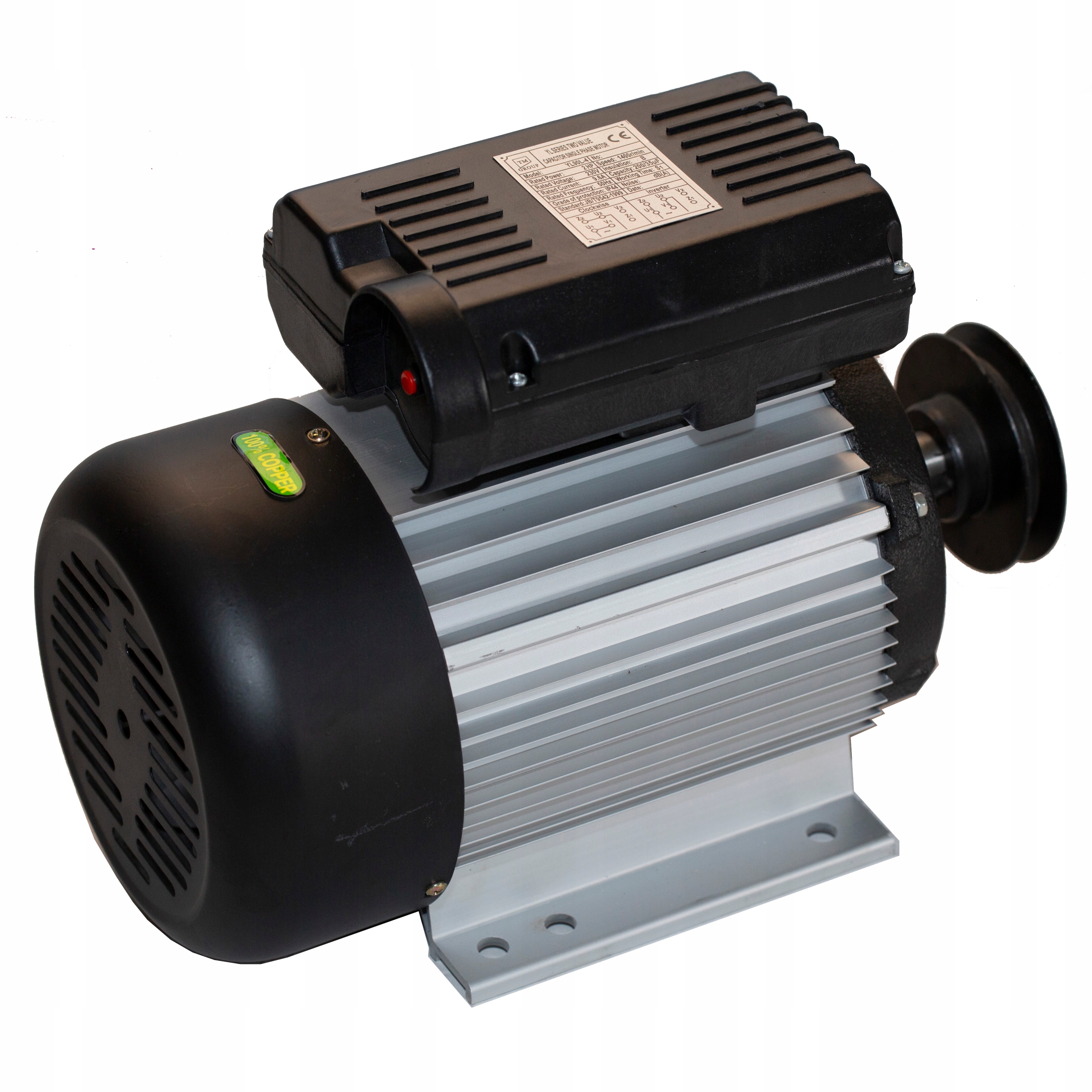 Jednofázový elektromotor s výkonom 1,5 kW / 2,0 HP s 1 400 ot./min