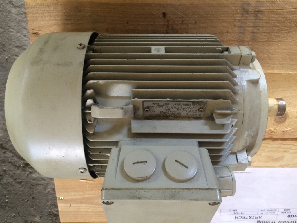 Podávací motor 4 kW pre hobľovačku dielov Weinig