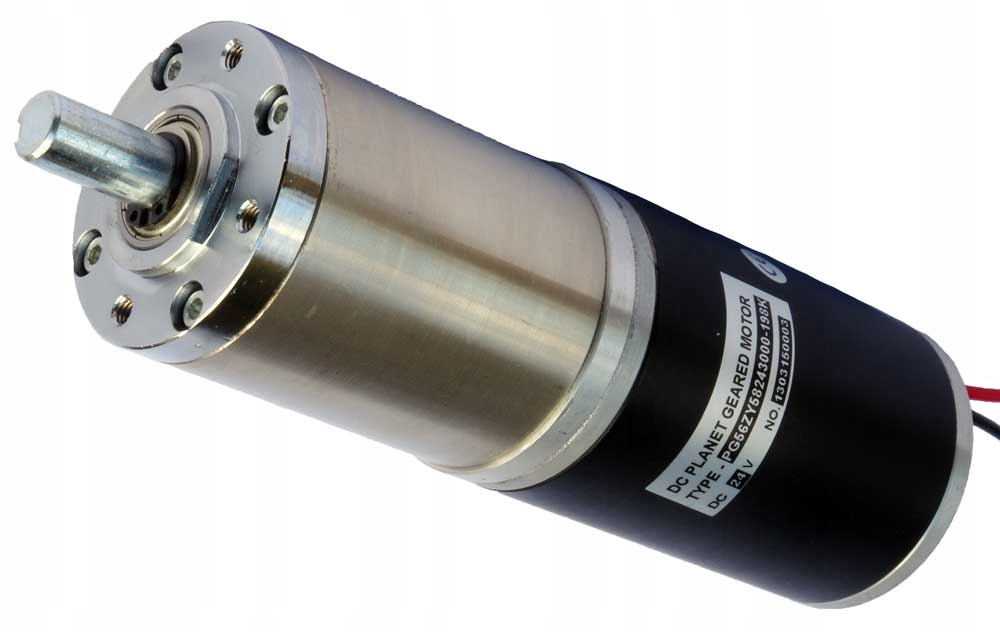 Motor s planétovým prevodom 24 V ss