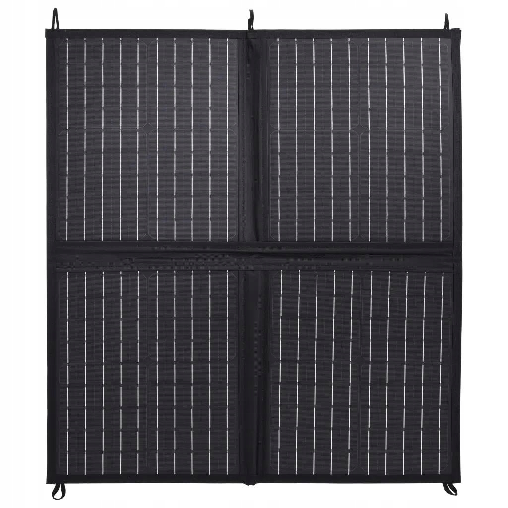 Skladacia solárna nabíjačka 80 W, 12 V