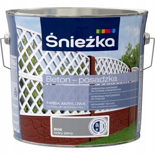 Akrylová farba na betón Śnieżka svetlošedá 5 l