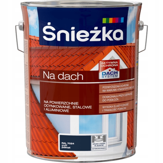 Śnieżka odtiene sivej 5 l