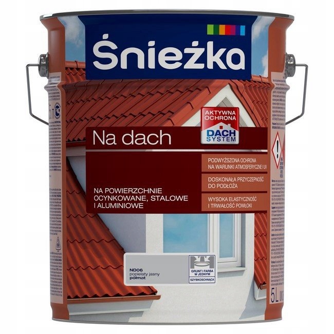 Śnieżka pre strešnú farbu Gray Light 5L ND06