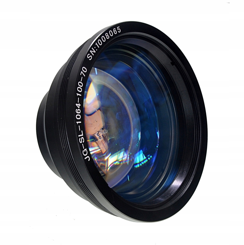 Objektív F-160 mm 1064 nm pre laser Fiber 110 x 110 mm