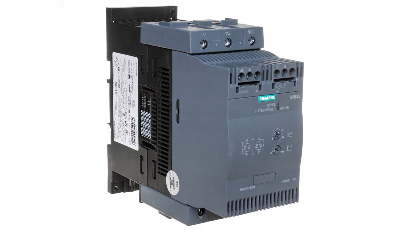 3-fázový softštartér 200-480VAC 106A 55kW / 400V Uc = 24
