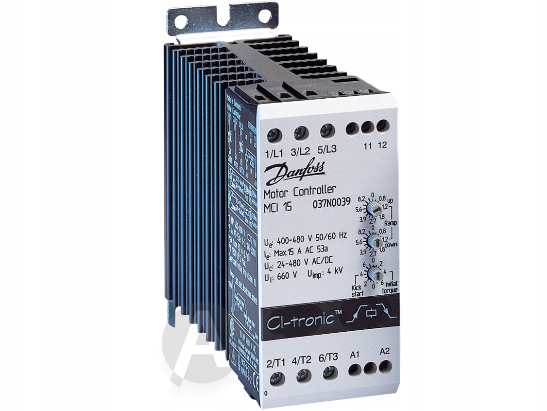 Softštartér Danfoss MCI 15 7,5kW 15A 037N0039 NOVINKA