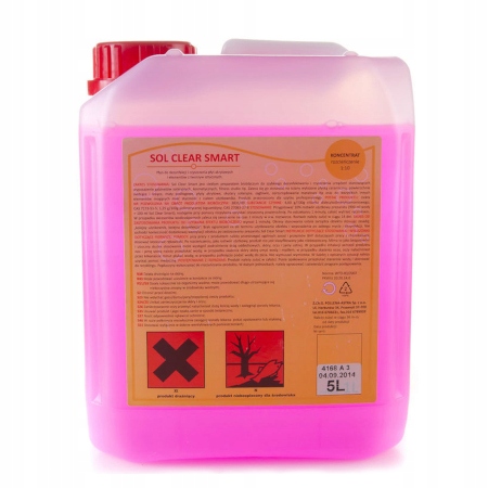 Sol Clear Smart 5 l kvapalina na dezinfekciu solária.