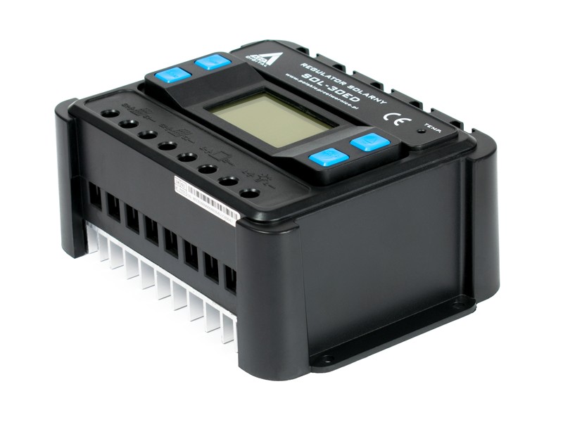 Solárny regulátor nabíjania PWM 12 / 24V 30A LCD