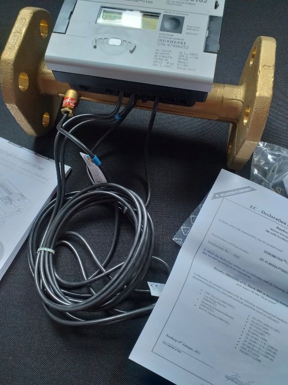 Teplomer Danfoss sonometer DN 32 Qp6 PN 25