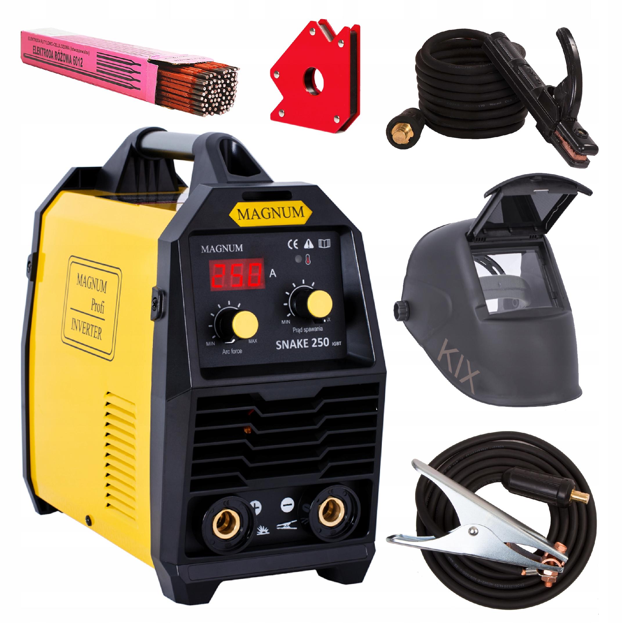 Zváračka ELECTRODE MAGNUM MMA TIG 250A SNAKE 400