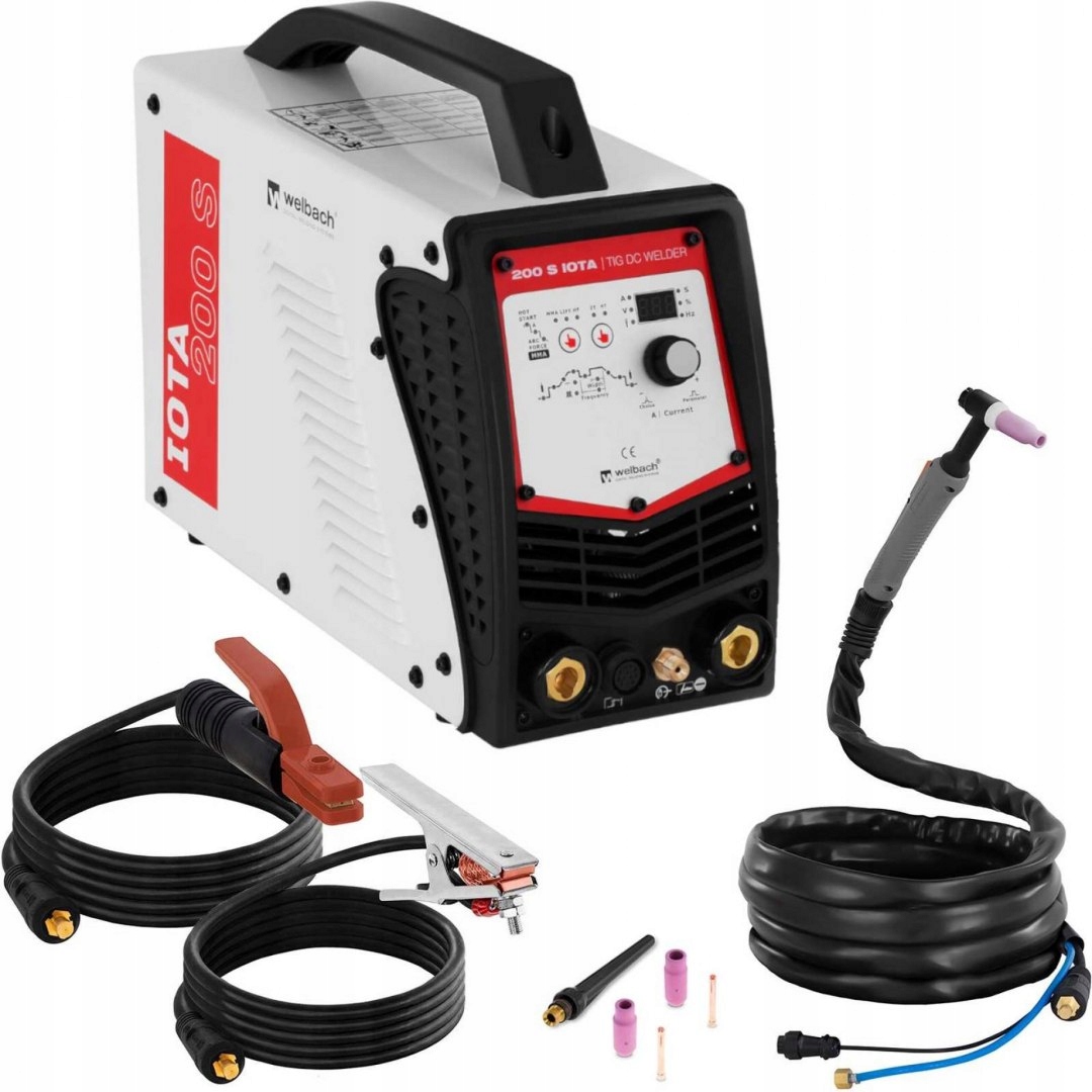 Zvárač IGBT MMA Lift TIG Hot Start 200A 230V