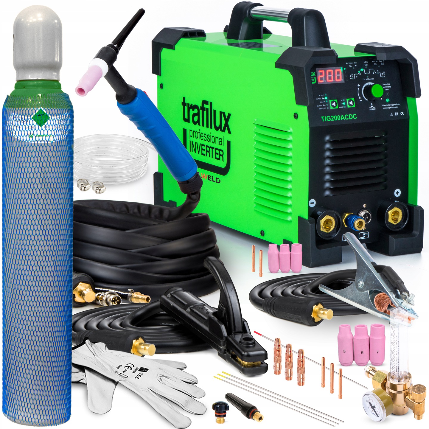 Zvárač TIG AC DC 200A TRAFILUX PULS INVERTER