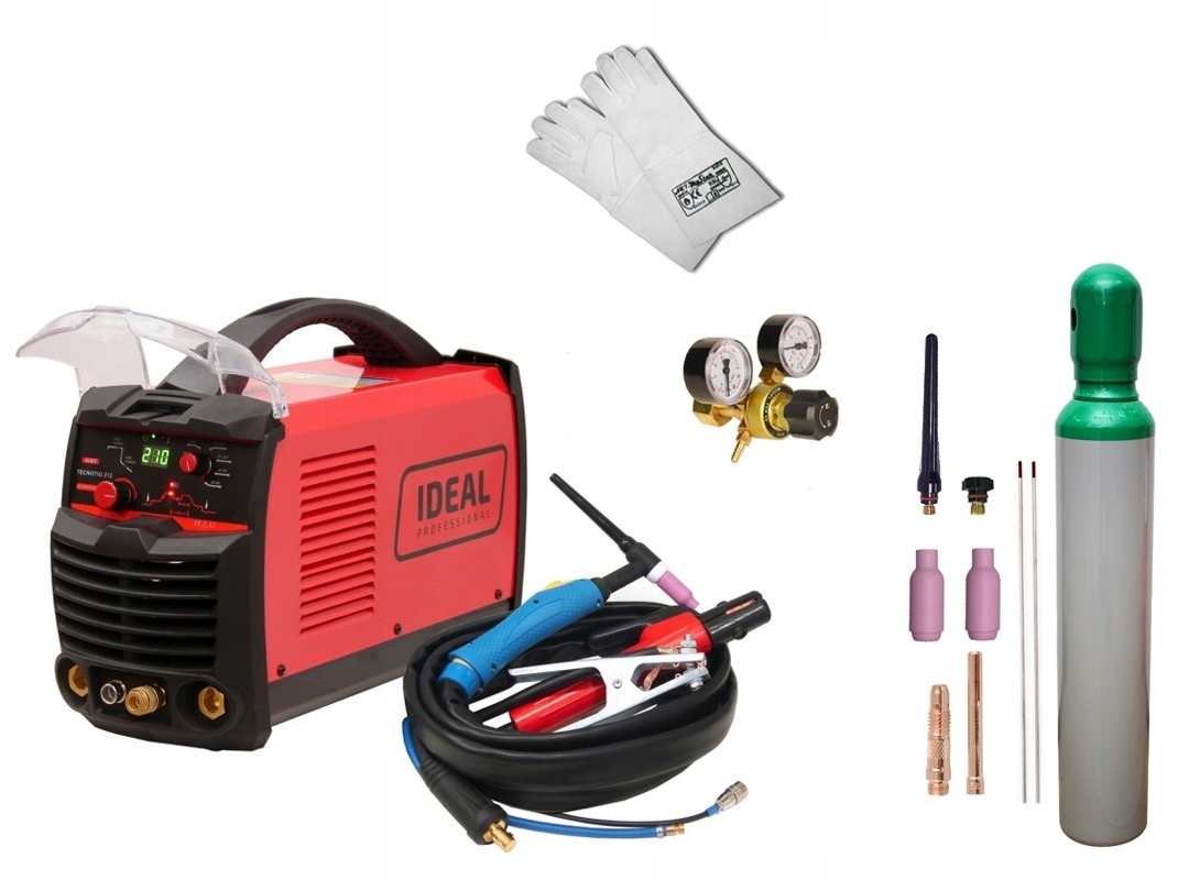 Ideálna zváračka SET TIG 210A DC Puls HF MMA 230