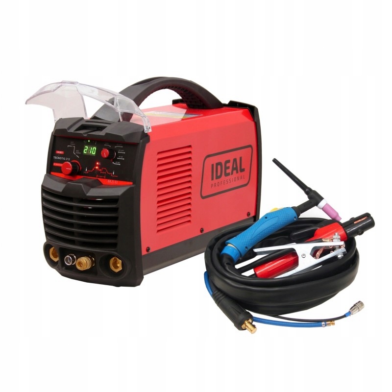 Ideálna zváračka Tecno TIG Puls 210A DC HF MMA 230V