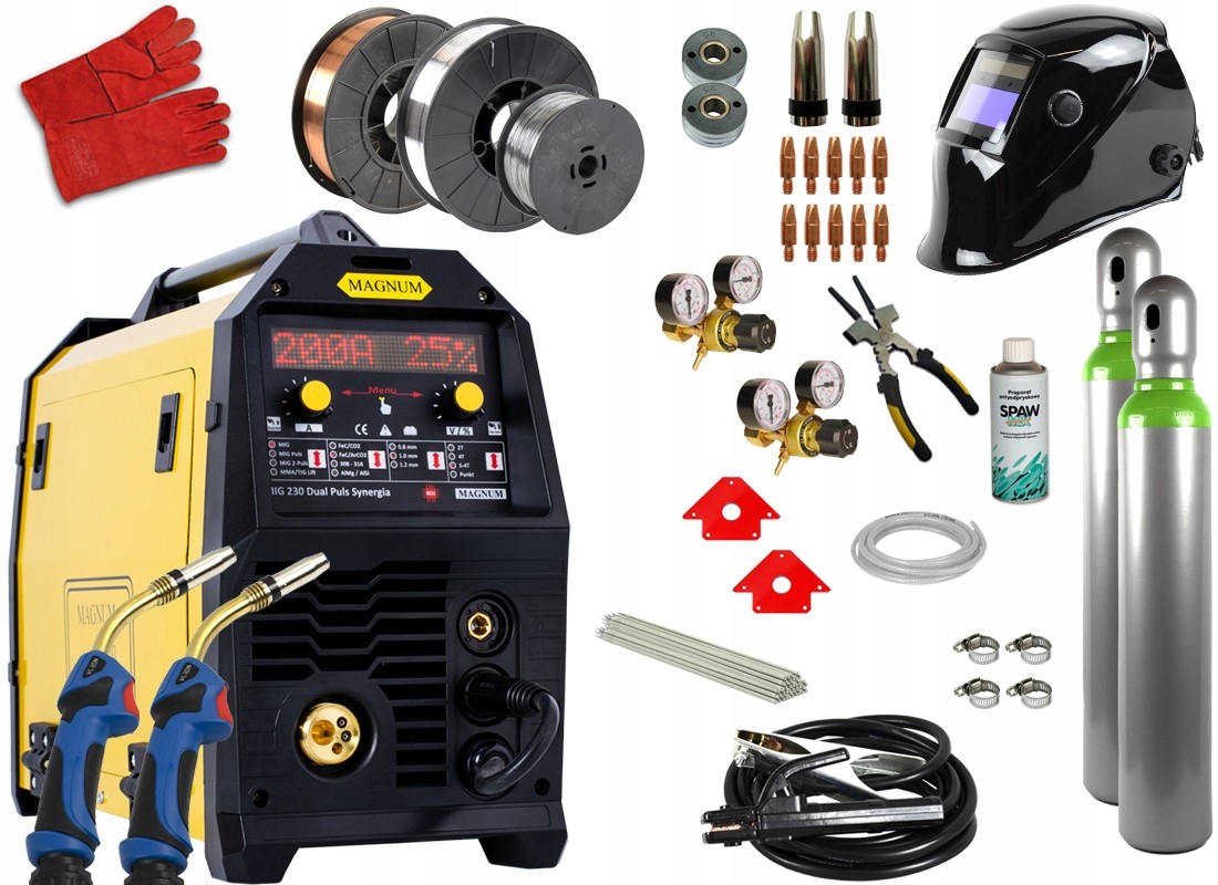 Zváračka MIGOMAT 200 MIG MAG TIG KIT PULSE ALU