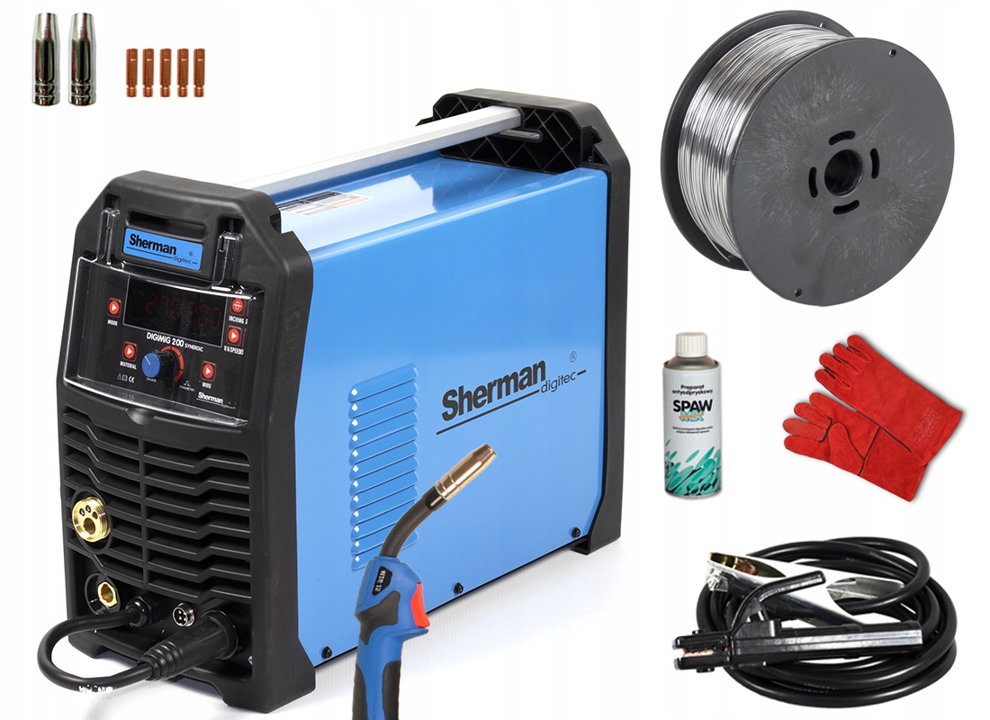 Zvárač MIGOMAT Sherman MIG MMA TIG 200 A IGBT