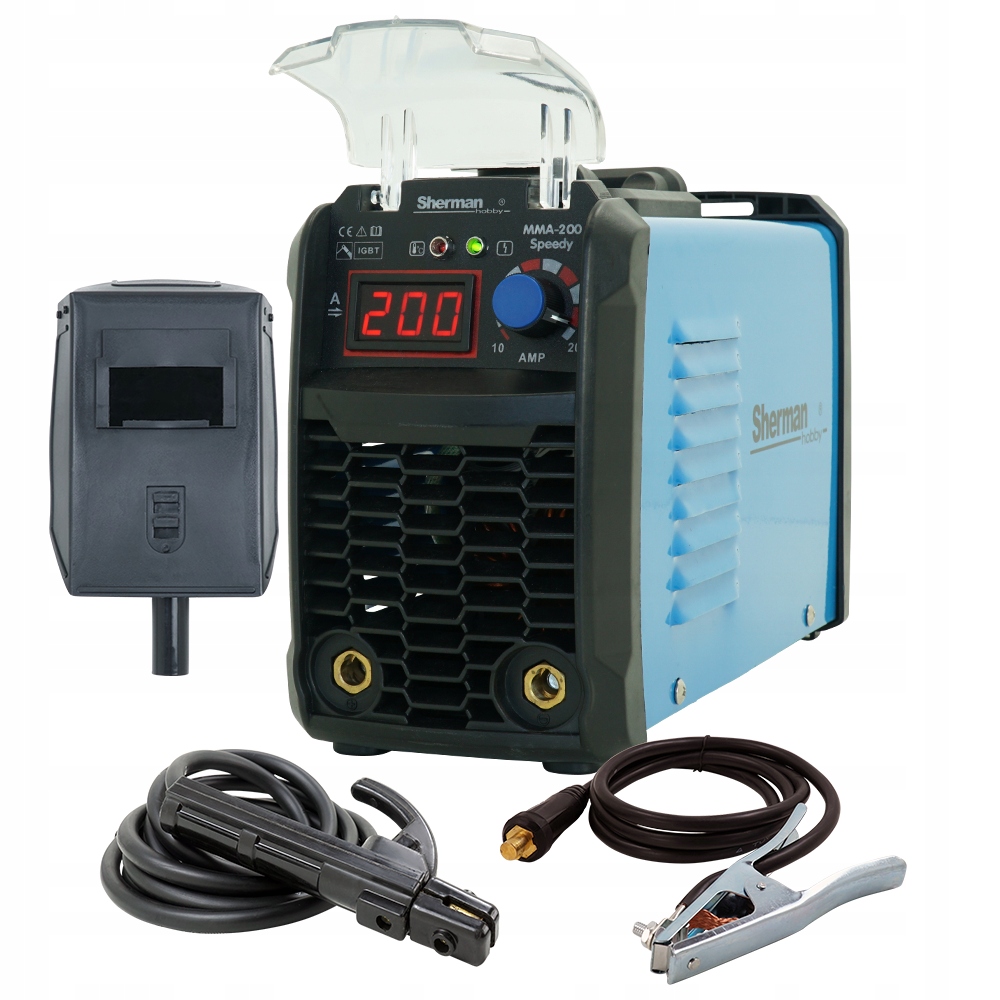 Zvárač MMA 200 IGBT LCD SHERMAN SPEEDY 200