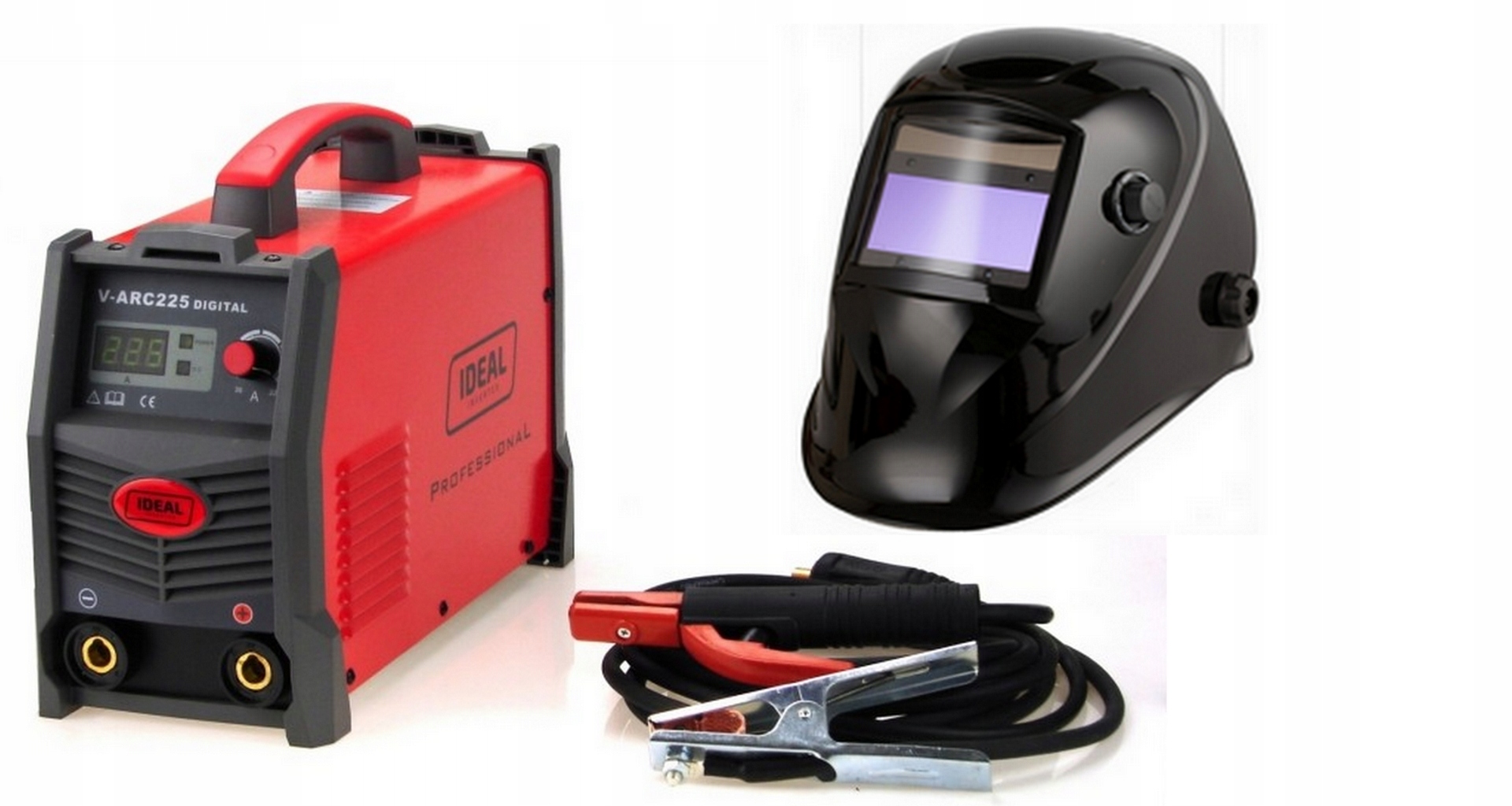 Zvárač MMA Ideal V-ARC 225 PRO 230V 225A + maska