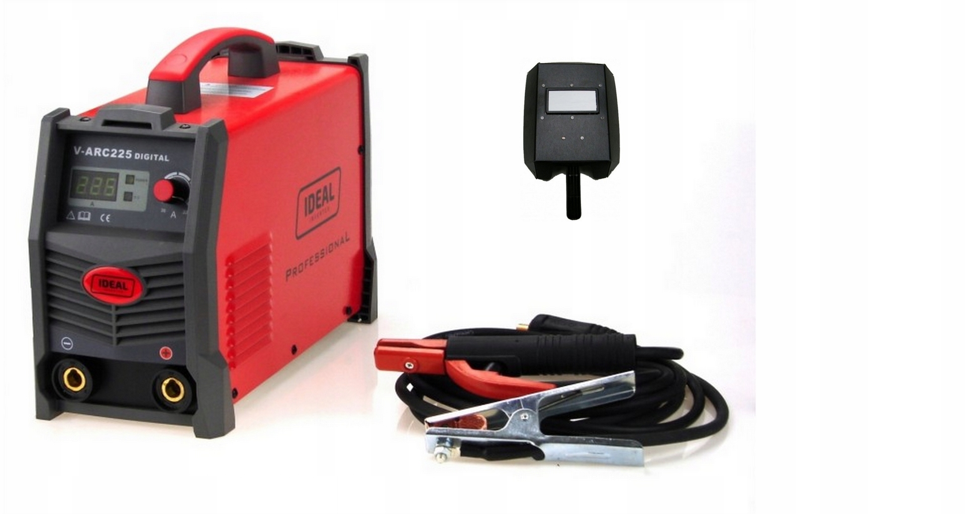 Zvárač MMA Ideal V-ARC 225 PRO 230V 225A + štít
