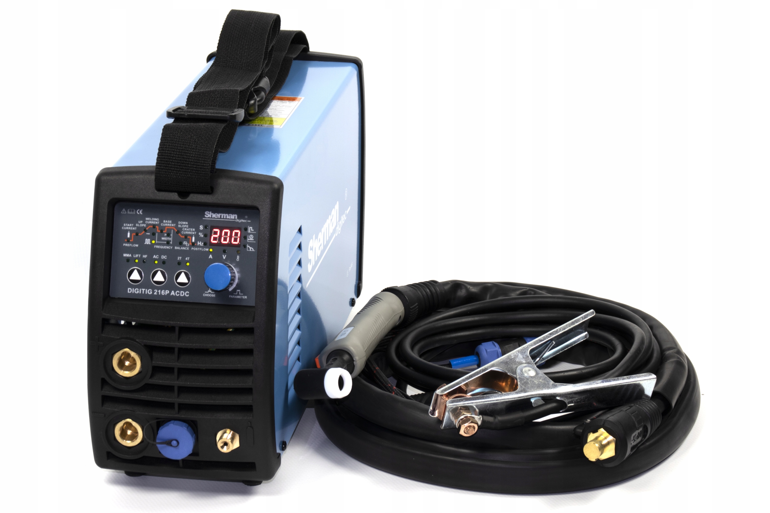 Zvárač TIG Sherman 200 AC DC HF MMA IGBT 200A