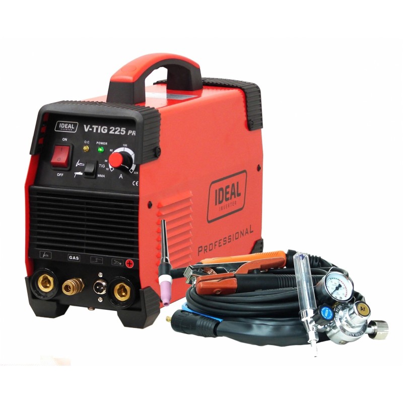 Invertorový zvárač. Súprava IDEAL V-TIG 225 PRO + TIG
