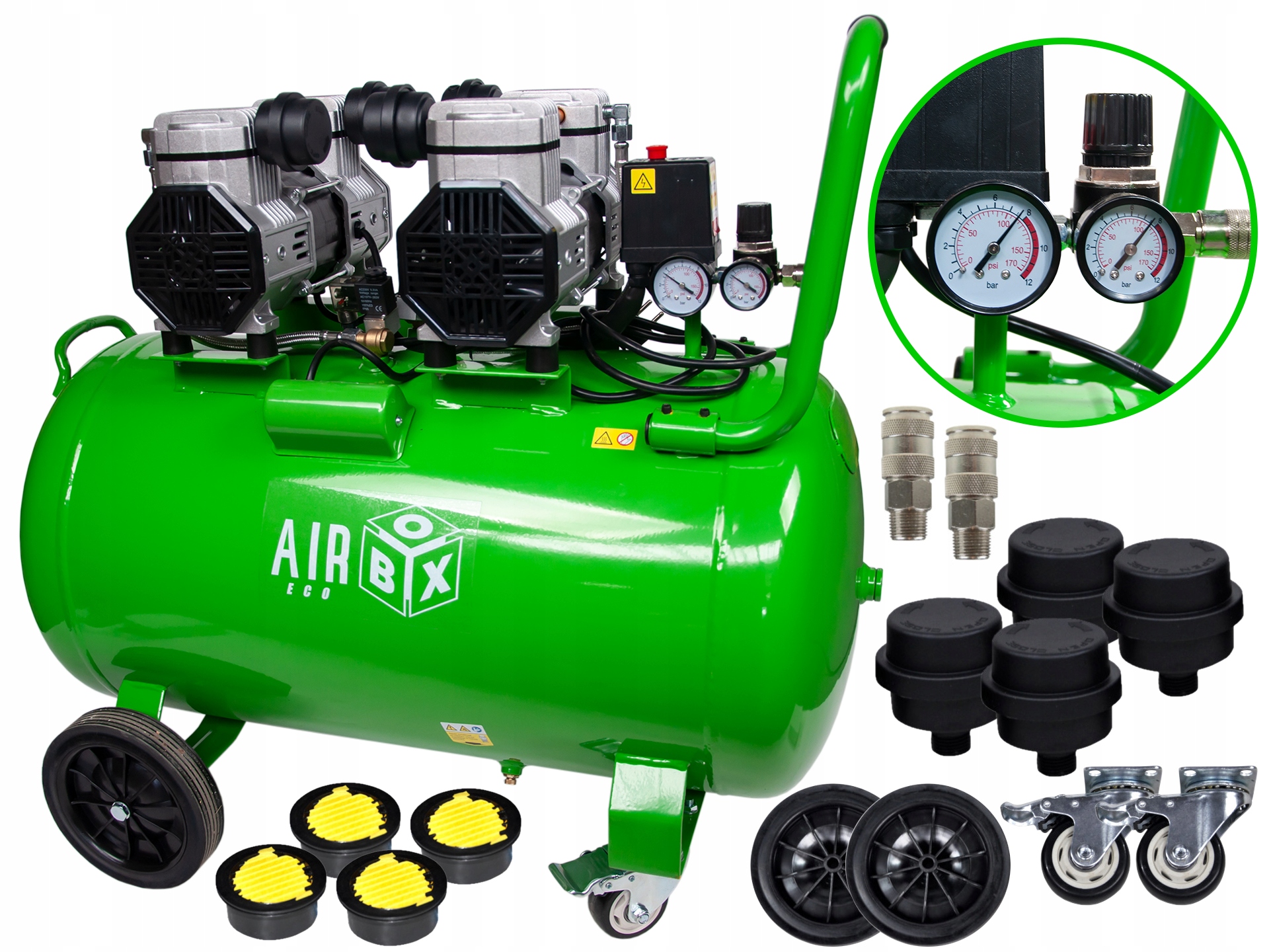 Kompresor bezolejowy Airbox ECO100 100 l 8 bar
