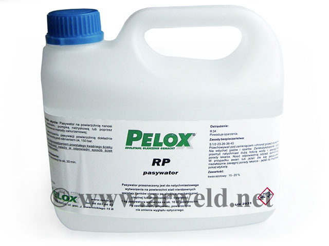 Pasivačný prostriedok z nehrdzavejúcej ocele Pelox RP 2 kg