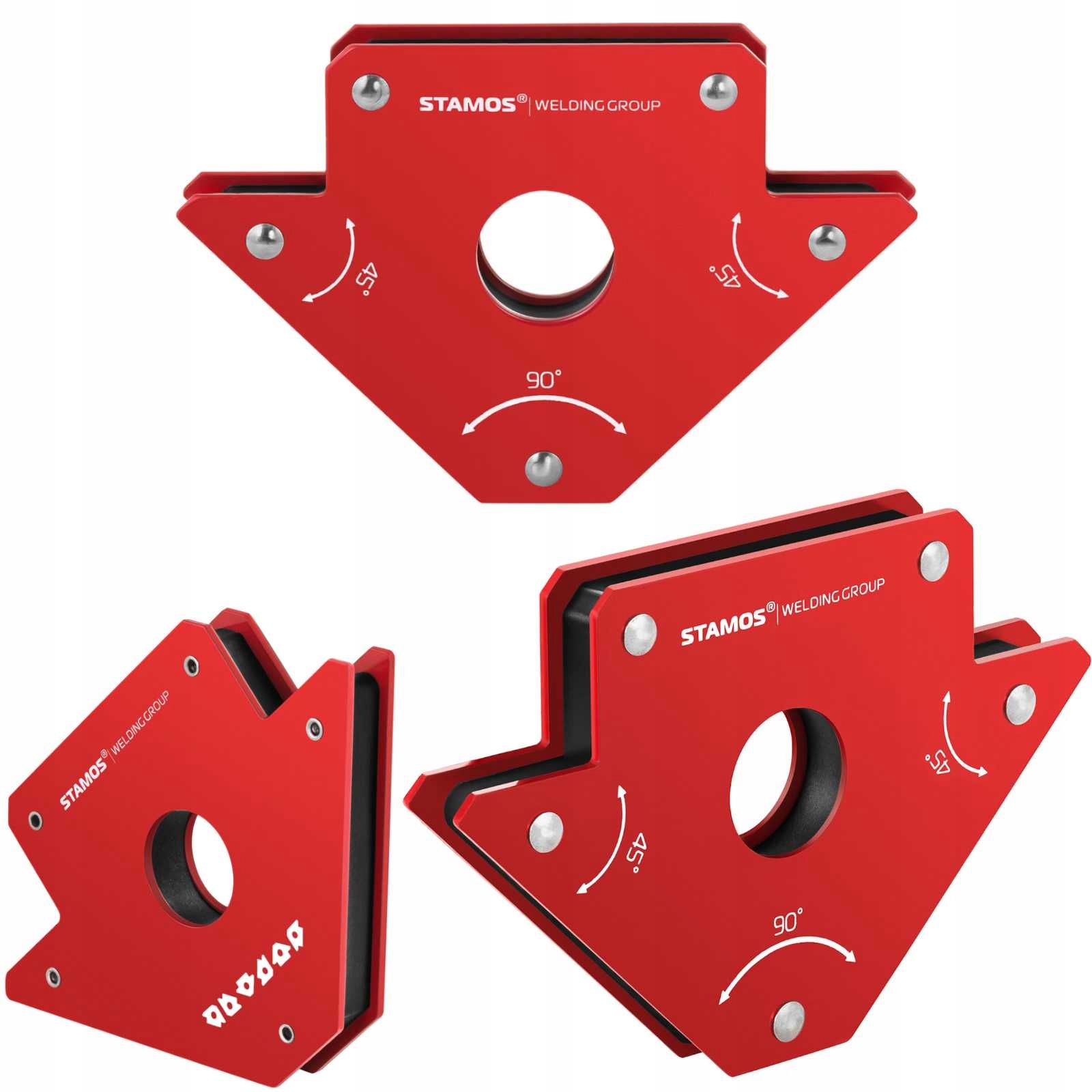 Magnetický zvárací štvorec Stamos do hmotnosti 21 kg x 2