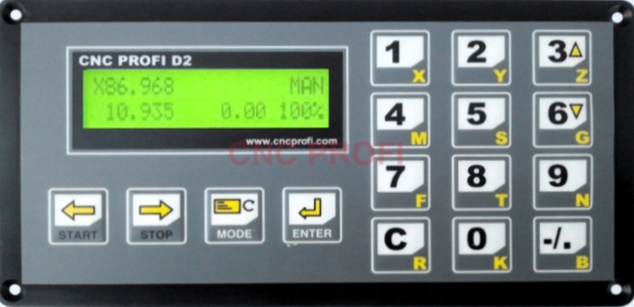 2-osový CNC radič Profi D2 PRE TLAČ GUILLOTINE