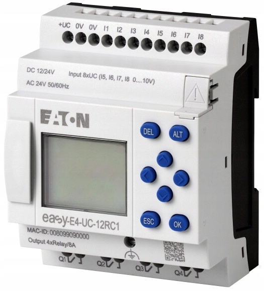 Ovládač EASY-E4-UC-12RC1 8. 4 von. 12 / 24V DC,
