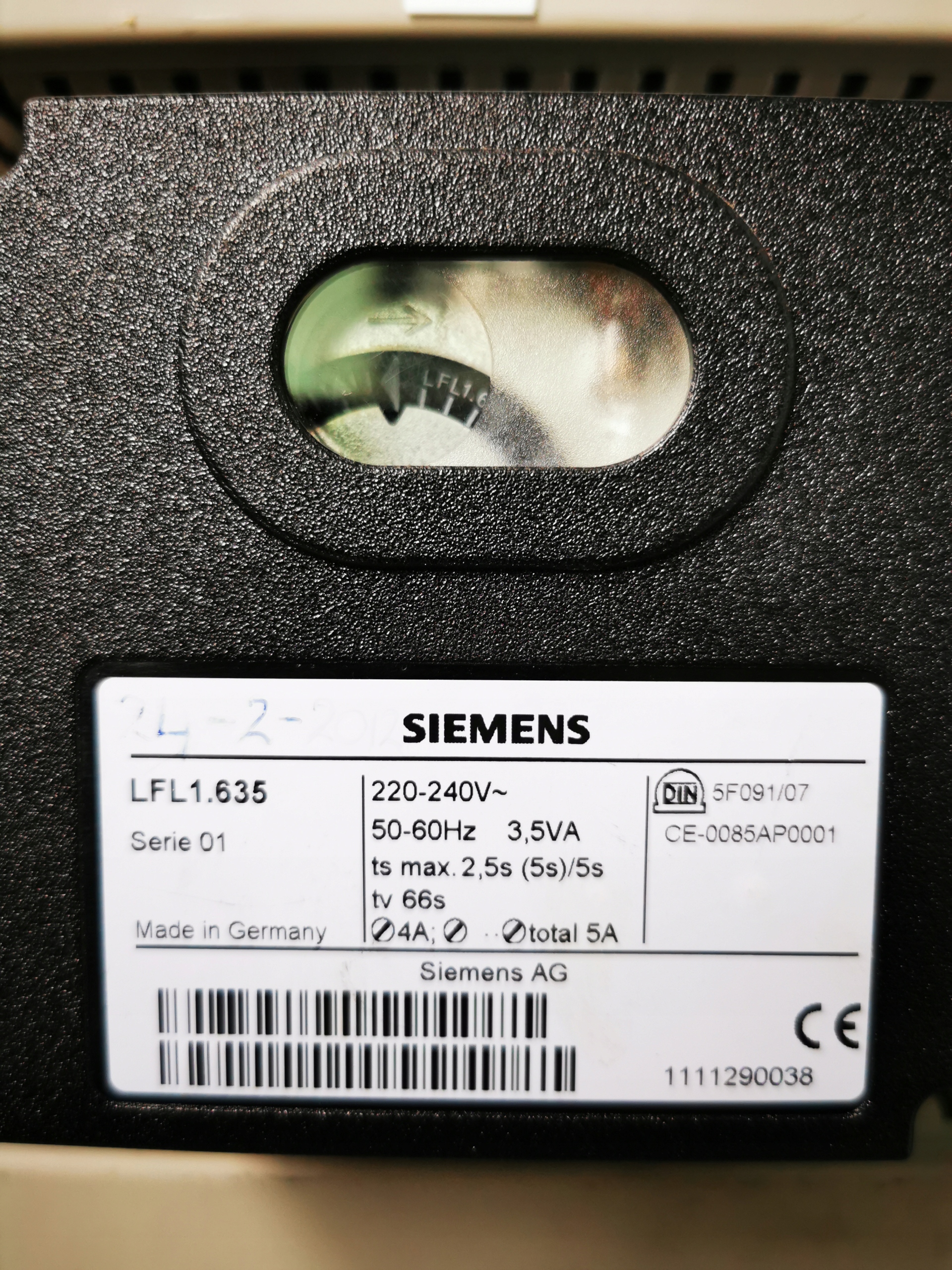 Ovládač plynových horákov Siemens LFL1.635
